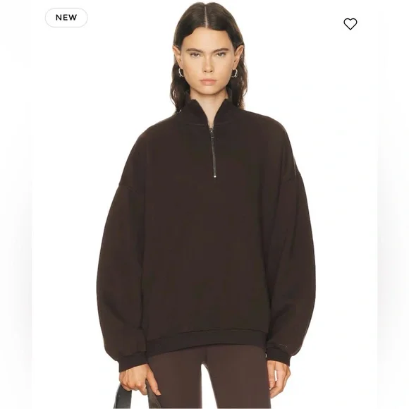 SKIMS Slouchy Half Zip Pullover, 2XL NWT - Picture 3 of 8